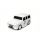 Детская сумка-чемодан на колесах Ridaz Mercedes G-class белая